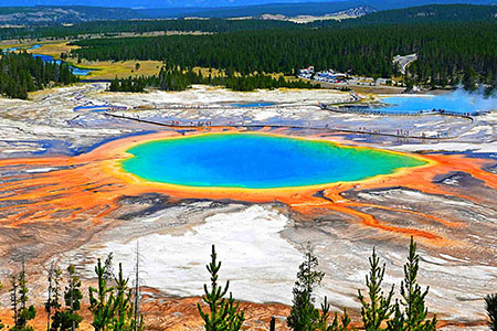 Grand Prismatic Hot Spring - Yellowstone