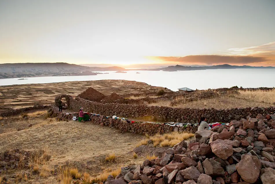 Isola Antamani Lago Titicaca